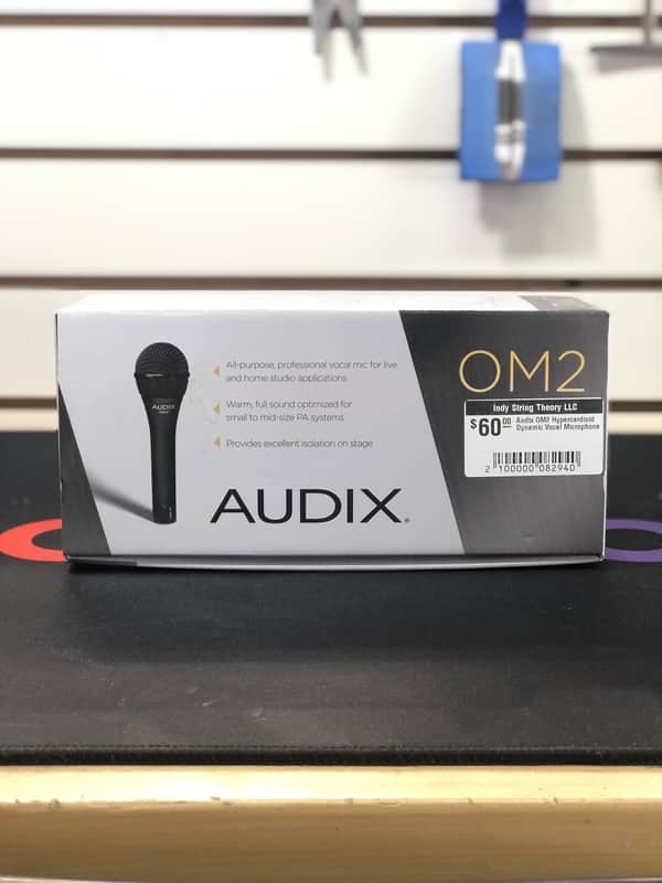 Audix OM2 Hypercardioid Dynamic Vocal Microphone image 1