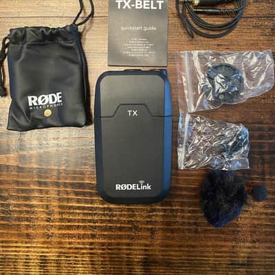 Rode TX-BELT Beltpack Wireless Transmitter System with Rode RX-CAM (TXBELT, RXCAM) -Used *Mint! image 2