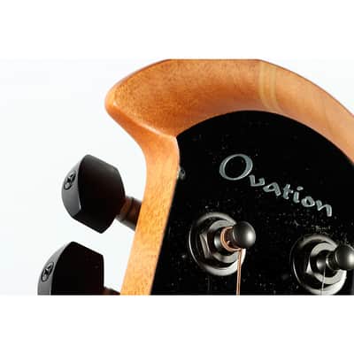 Ovation 2751AX-5-G Pro Series Standard Balladeer Deep Contour 12-String Acoustic-Electric Guitar Regular Black image 4