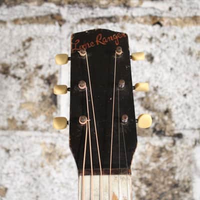 The Lone Ranger - 1930s Parlor Guitar - Sears Supertone by Harmony image 3