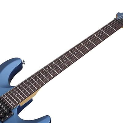 Schecter C-6 Deluxe Satin Metallic Light Blue SMLB Electric Guitar B-Stock C6 C 6 image 4
