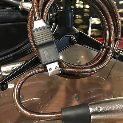 JTS  TM-929 (SM58 Clone) XLR/USB Mic Podasting Bundle Package w/ 2 cables, stand, and case image 4