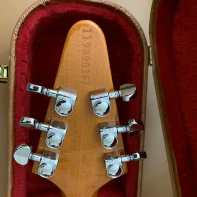 Gibson Flying V 2019 Antique Natural with case NEVER PLAYED image 3
