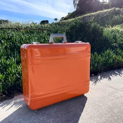 Buchla Tiptop 200t series with BPNYC ZERO Halliburton Eurorack Modular Travel Case 9U #3 ORANGE image 11
