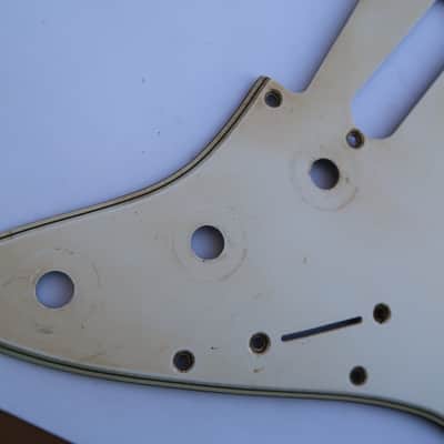 62 Fender Stratocaster Pickguard 11 hole Celluloid Vintage White / Cream USA vintage RI 60 61 image 17