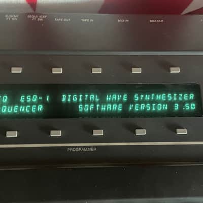 Ensoniq ESQ-1 Wave Synthesizer 1986 - Black image 2