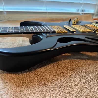 Ibanez Pia Onyx Black with matching DiMarzio Strap (2024) image 5