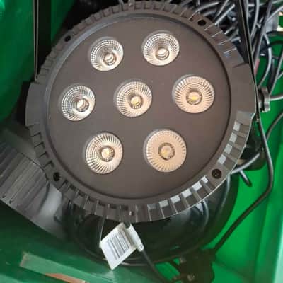 10 DMX lights, Bigfoot controller and leads image 6