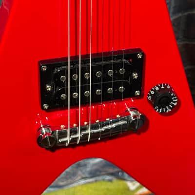 Epiphone Flying V, “Starter Pack” 2010’s  - Bright Red image 6
