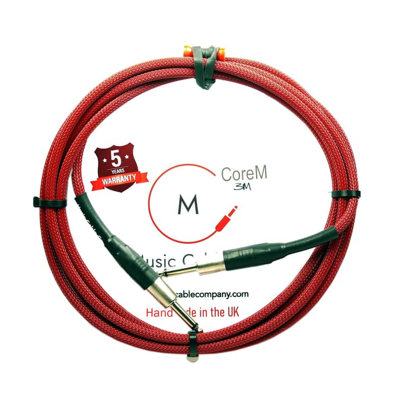 Guitar Cable 3M, Core M Professional With Neutrik B Ends image 1