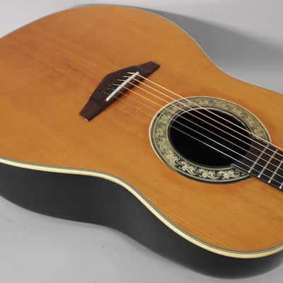 1968 Ovation Deluxe Balladeer Shiny Bowl Back Acoustic-Electric Guitar w/OHSC image 9