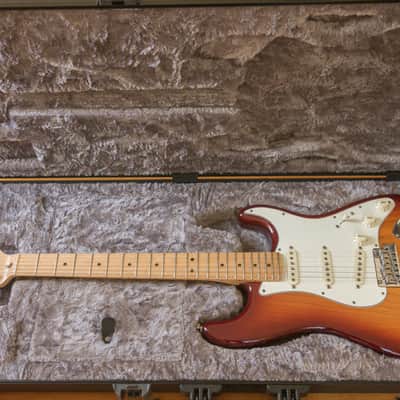 Fender American Professional Stratocaster rare Pre-Release (Ash Body) Sienna Sunburst image 3