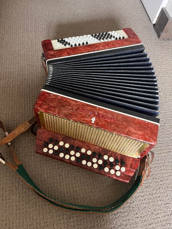 Immagine vintage button accordion Eastern European 1950s-1970s - 1