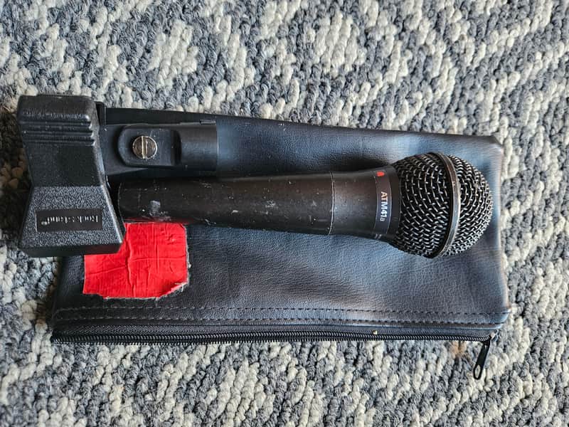 Audio-Technica ATM41a Handheld Cardioid Dynamic Microphone 2010s - Black image 1