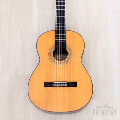 1987 Hiroumi Yamaguchi Model A Vintage Classical Guitar, Cedar + Rosewood, 1A-Style w/ Case image 2
