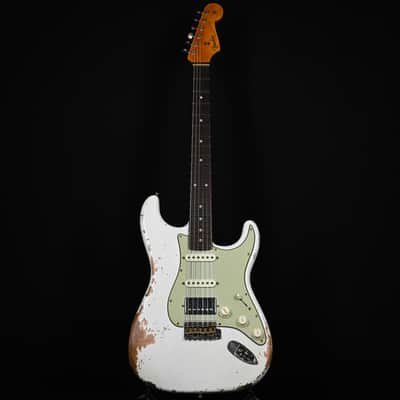 Fender Custom Shop '62 Stratocaster HSS Heavy Relic- Olympic White 2026 (R147998) image 2