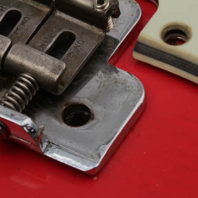 Pre-CBS 60's Aged Tremolo Vintagecorrect, Pat. Pend.Saddles, Made in UK image 13