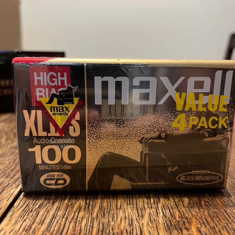 Maxell XLII S 100 High Bias Cassette 1990’s - Gold image 1