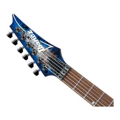 Used Ibanez S1070PBZCLB S Premium Electric Guitar - Cerulean Blue Burst image 4