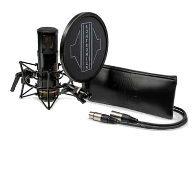 Sontronics STC20PACK STC-20 Pack Large-Diaphragm Condenser Microphone w/Shock Mount, Pop Shield, Cable & Pouch image 2