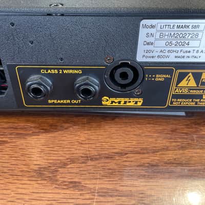 Mark Bass Little Mark 58R 500 Watt Head image 4