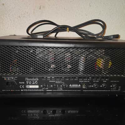 Randall RD20H Diavlo 2-Channel 20-Watt Tube Guitar Amp Head 2010s - Black image 2