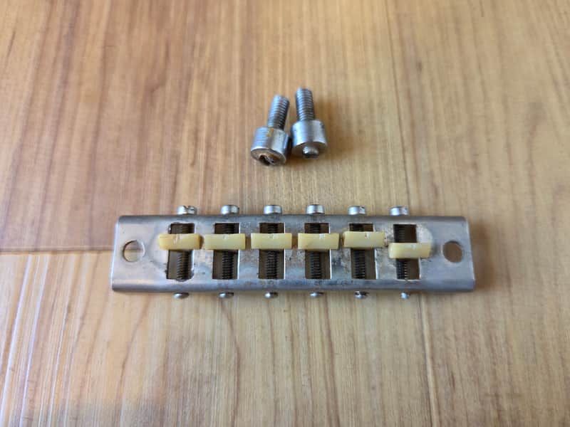 Vintage 1970's Gibson SG-100, SG-200 Electric Guitar Bridge w/ Original Studs! image 1
