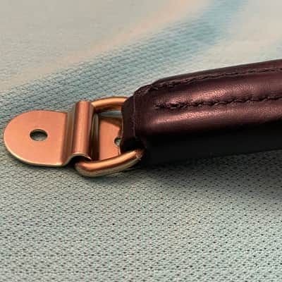 NOS leather guitar case handle for Hiscox Calton mark leaf skb gator crossrock gibson custom shop case les paul image 17