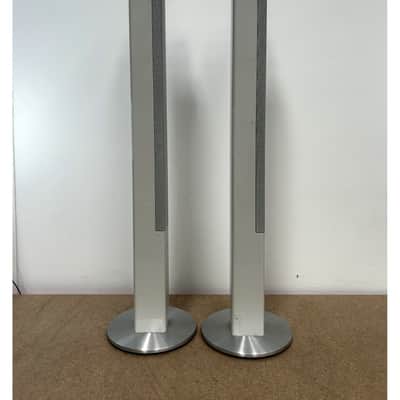 Loewe S1 Floor Standing Speaker - Pair - White - Excellent w/ stands image 6