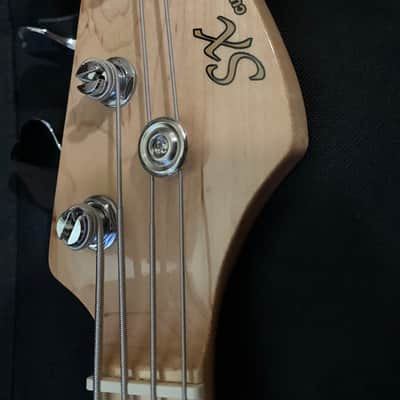 SX (Essex) VTG Custom Build Jazz Bass (SJB75/NA) 2015 Glossy Southern Swamp Ash image 4