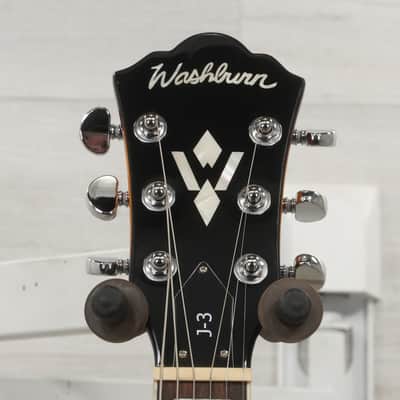 Used Washburn J3TSK Semi-Hollow Electric Guitar Sunburst image 3