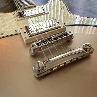 D'Angelico Deluxe Brighton Double Cut Desert Gold 2021, With Hard Case and Free Shipping image 8