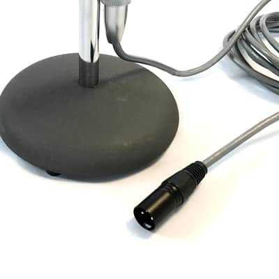 Beautiful Vintage 1960’s Art Deco Shure 51 “Sonodyne” Microphone w/ Stand & Cable-Nat King Cole Mic image 8