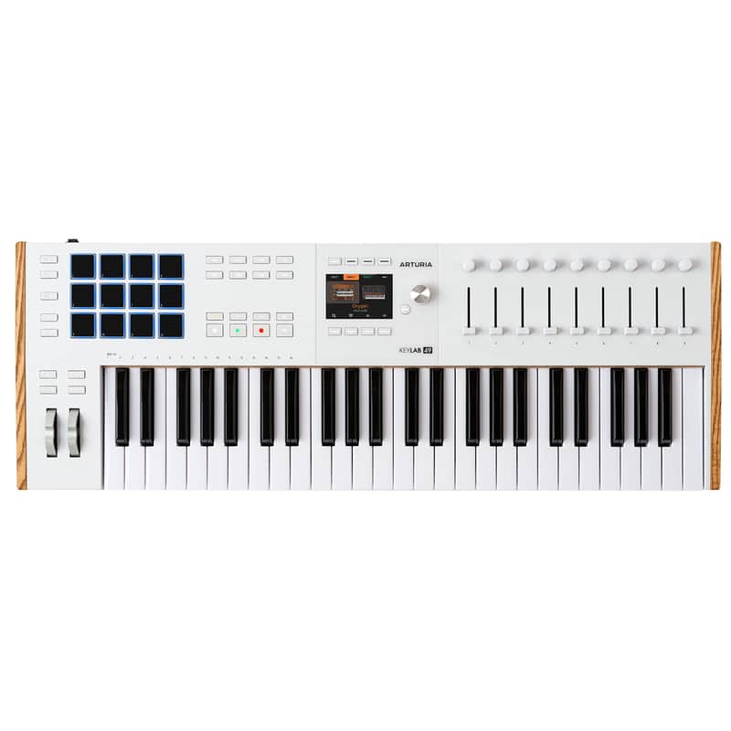 Arturia KeyLab 49 MK3 49-Key MIDI Keyboard Controller - White image 1