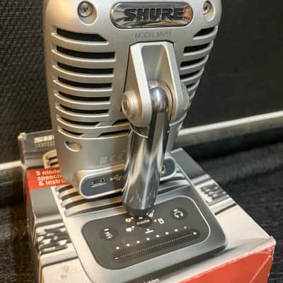 Shure MOTIV MV51 iOS / USB Large Diaphragm Condenser Microphone 2015 - Present - Silver and Black image 2