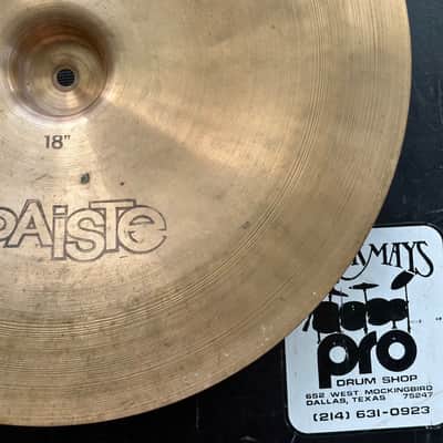 Paiste 18" BLACK LABEL 2002 China Type Cymbal 1978 w/Serial Switzerland image 10