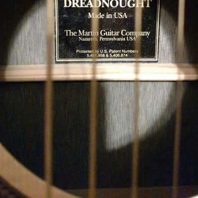 MARTIN DXME DREADNOUGHT With Martin Hard Shell Case! image 3