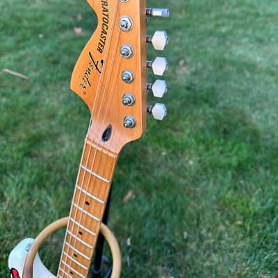 Partscaster Jimi Monterey Strat - Hand painted image 9