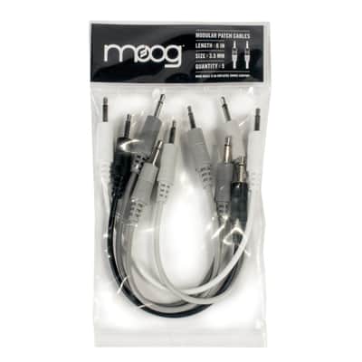Moog Music Eurorack Modular Patch Cables - 15cm (5 Pack) image 1
