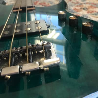 MTD Kingston Artist 4-String Bass w/ Rosewood Fretboard Amber image 6