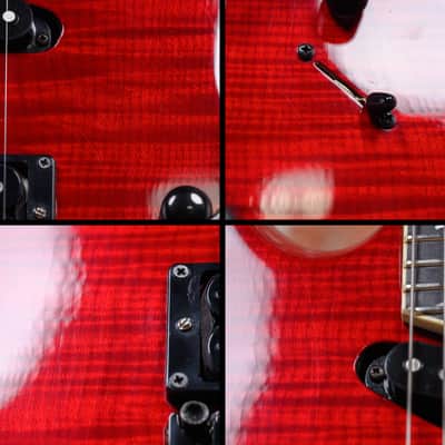 Hamer Californian Custom Flame Maple Top/Back/Neck Transparent Cherry 1988 w/OHSC image 15