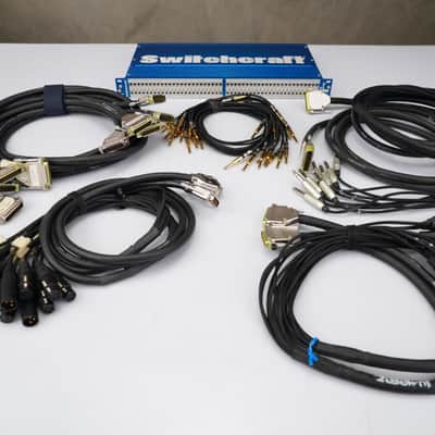 Switchcraft StudioPatch 9625 TT to DB25 Patch Bay + Huge Cable Package! #58830 image 14