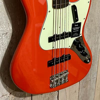 NEW Fender Vintera II '60s Jazz Bass with Rosewood Fretboard - Fiesta Red, Ships Fast with A Gig Bag! image 3
