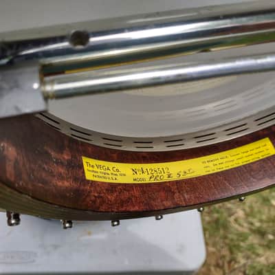 Vega Pro II 5 string banjo 1968 - Maple back image 9