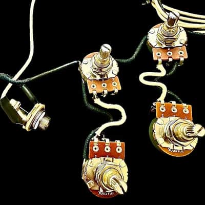 Gibson Firebird Wiring Harness 500k No Load Tone pots Pro Tones image 8