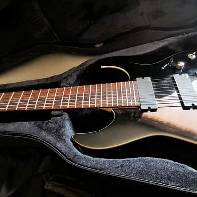 Ibanez RGIR28FE Iron Label 8 String Guitar Active EMG 808's 2013 w/ Hard case image 11