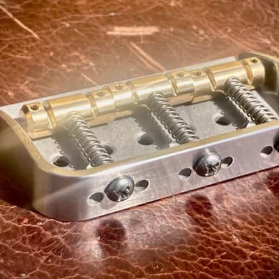 Van Dyke-Harms Hardtail Strat Bridge and Compensated Saddle Set-Modern Spacing- by Van Dyke-Harms 2025 - Stainless Steel image 2