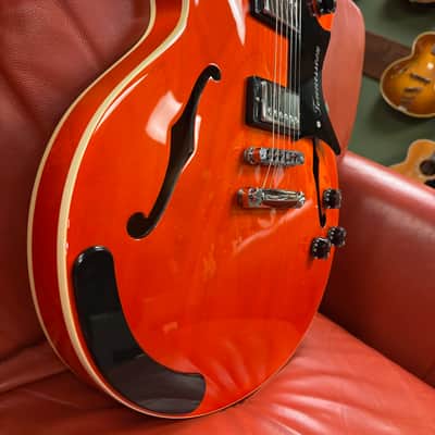 1998 Gibson Chet Atkins Tennessean Sunrise Orange image 6