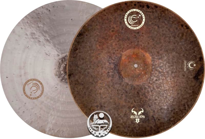 Ephesus Cymbals 14" Golden Horn Hi-Hat Paper Thin image 1