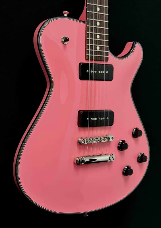 Knaggs Guitars - Kenai - TOM - Coral - Lollar P90's - Onyx Binding - Rosewood FB - Nickel Hardware - OHSC - Call for Best Price !!! image 1